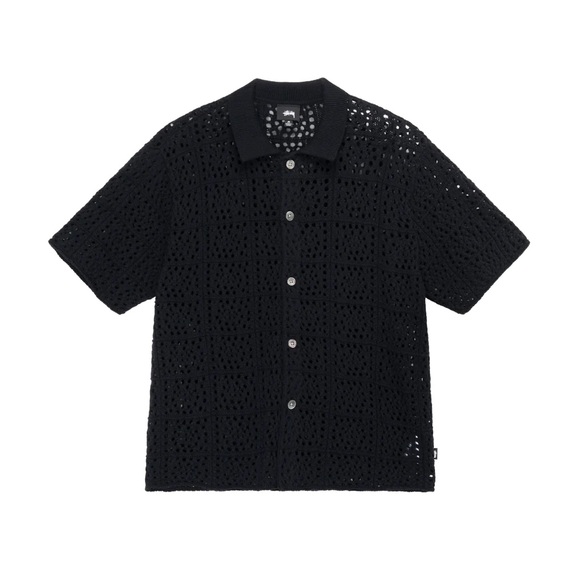 STUSSY CROCHET SHIRT - Picture 3 of 7